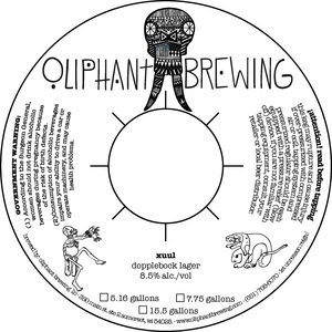 Oliphant Brewing Xuul October 2016