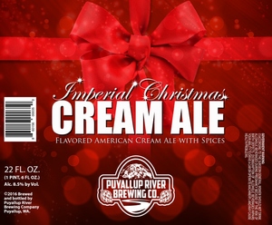 Cream Ale Imperial Christmas October 2016