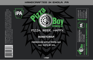 Pizza Boy Brewing Co. Honeycrisp October 2016