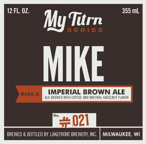Lakefront Brewery Mike Made A Imperial Brown