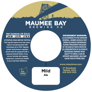 Maumee Bay Brewing Mild Ale October 2016