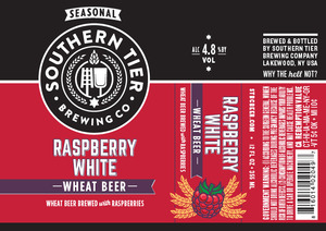 Southern Tier Brewing Co Raspberry White October 2016