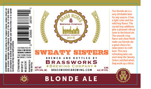 Sweaty Sisters Blonde Ale