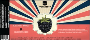 Urban Family Brewing Company Blackberry Harvest November 2016
