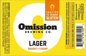 Omission Brewing Co. Lager December 2016