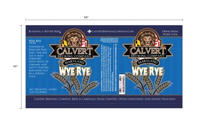 Calvert Brewing Company Wye Rye November 2016