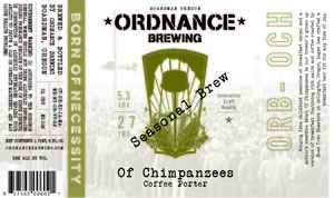 Ordnance Brewing Coffee Porter November 2016