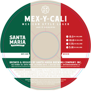 Santa Maria Brewing Co Inc. Mex-y-cali November 2016