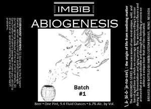 Imbib Custom Brews Abiogenesis December 2016