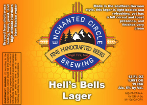 Enchanted Circle Brewing Co. Hell's Bells Lager November 2016