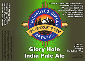 Enchanted Circle Brewing Co. Glory Hole IPA