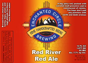 Enchanted Circle Brewing Co. Red River Red Ale December 2016