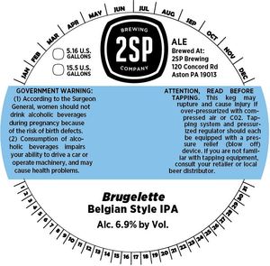 2sp Brewing Company Brugelette November 2016