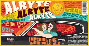 Second Line Brewing Alryte, Alryte, Alryte November 2016