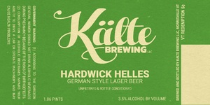 Hardwick Helles German Style Lager Beer December 2016