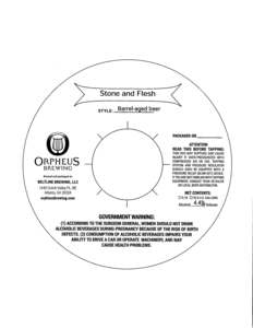 Orpheus Brewing Stone And Flesh