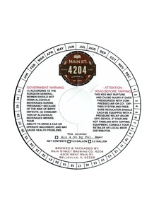 Main Street Brewing Co 4204 The Answer November 2016