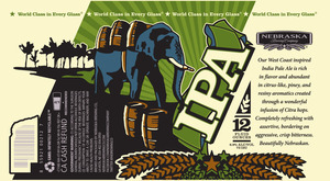 Nebraska Brewing Company IPA November 2016