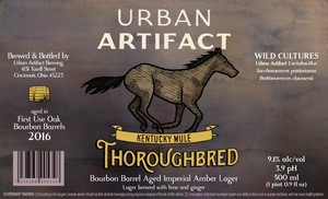 Urban Artifact Kentucky Mule Thoroughbred December 2016