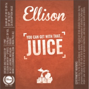 Ellison Brewery + Spirits You Can Get With That...juice