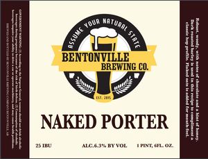 Bentonville Brewing Company Naked Porter November 2016