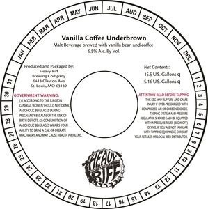 Heavy Riff Vanilla Coffee Underbrown