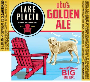 Lake Placid Ubu's Golden Ale November 2016
