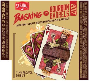 Saranac Basking In Bourbon January 2017