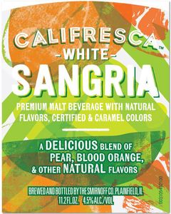 Califresca White Sangria December 2016