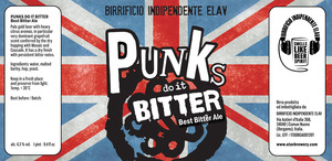 Birrificio Indipendente Elav Punks Do It Bitter December 2016