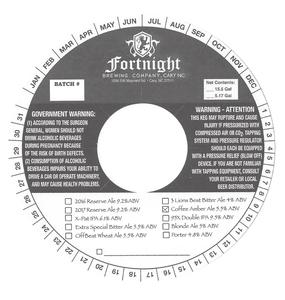 Fortnight Brewing Coffee Amber Ale
