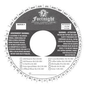 Fortnight Brewing Esb - Extra Special Bitter Ale