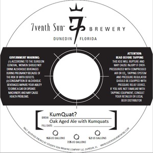 7venth Sun Brewery Kumquat? December 2016