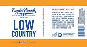 Eagle Creek Brewing Company Low Country Pale Ale