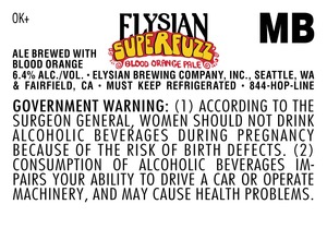 Elysian Brewing Company Superfuzz December 2016