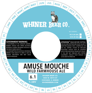 Whiner Beer Company Amuse Mouche December 2016