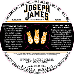 Joseph James Brewing Co., Inc. December 2016
