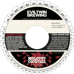 Evil Twin Brewing Molotov Cocktail December 2016