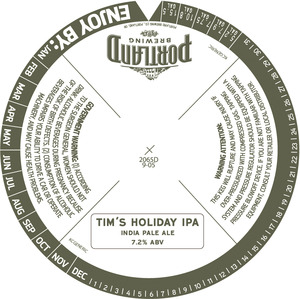 Portland Brewing Tim's Holiday IPA