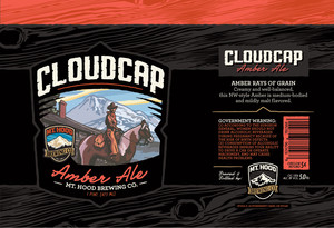 Mt. Hood Brewing Co. Cloudcap Amber Ale December 2016