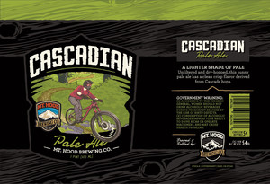 Mt. Hood Brewing Co. Cascadian Pale Ale December 2016