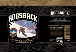 Mt. Hood Brewing Co. Hogsback Oatmeal Stout December 2016