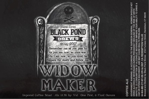 Black Pond Brews Widow Maker