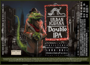 Dead Lizard Brewing Company Urban Iguana Double IPA December 2016