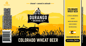 Durango Brewing Co Colorado Wheat January 2017