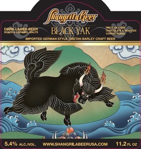 Shangri-la Beer Black Yak February 2017