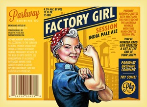 Parkway Brewing Company Factory Girl Session India Pale Ale