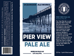 Oceanside Ale Works Pier View Pale December 2016