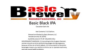 Basic Brewery Basic Black IPA