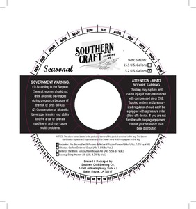 Southern Craft Brewing Co. Pacanier
